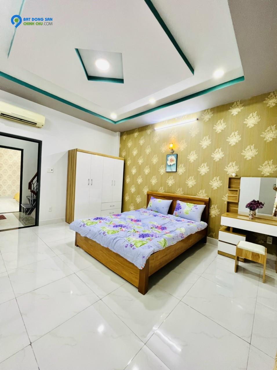 NHÀ SIÊU ĐẸP, NỘI THẤT CAO CẤP, 54M2 NỞ HẬU, 3 TẦNG 3PN, BUÌ QUANG LÀ, GÒ VẤP - HƠN 4 TỶ