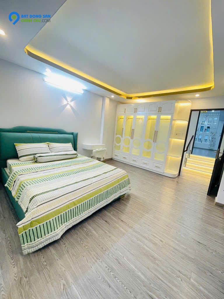 Nhà 3 tầngBTCT, 52m2, 4PN, full nội thất - Cách cầu Phước Long 100m - Nhà Bè, SHR - Chỉ 5,19 tỷ