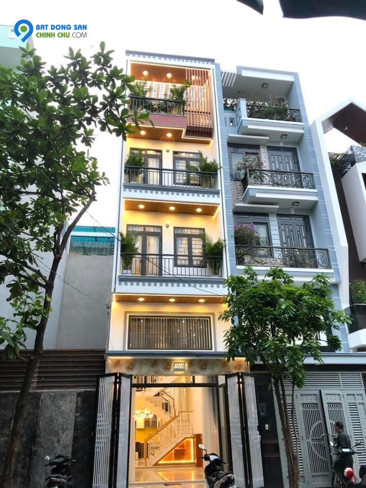 Nhà 4 tầng Phạm Văn Chiêu, Gò Vấp, DTXD 255m2, đường rộng 12m, giá 10.7 tỷ