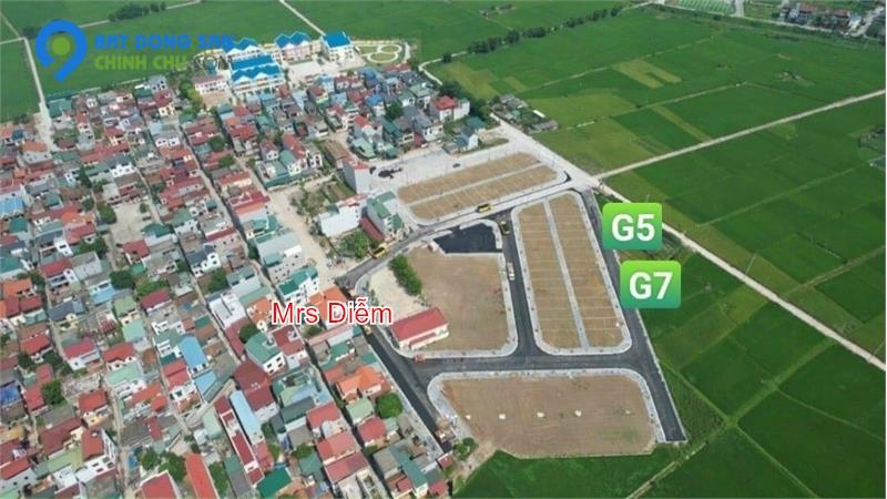 Nhỉnh 40 triệu, Cần bán 2 lô đất đấu giá Dục Tú, Đông Anh. Ngay đương dẫn cầu Tứ Liên