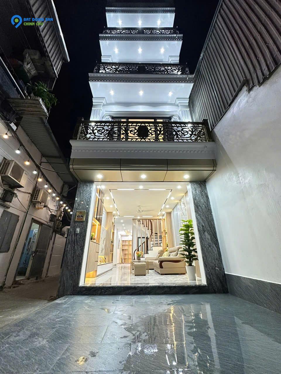 Siêu phẩm lô góc Nguyên Đúc Cảnh ,Hoàng Mai,1 nhà ra phố,thang máy,sân trươc nhà rộng,nội thât cao cấp