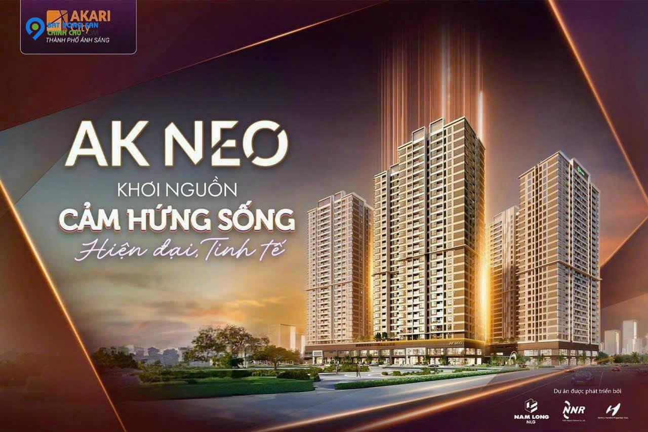 Suất nội bộ căn hộ AK Neo - Nam Long- chỉ 30% nhận nhà, lãi cố định 3-5%