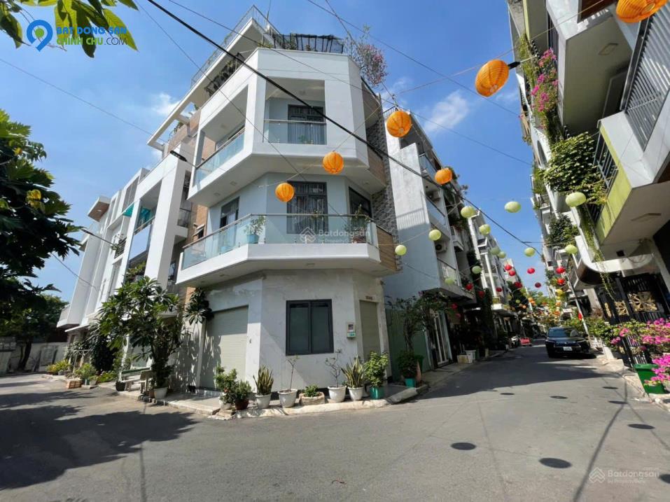 Tân Phú - Khu compound an ninh, yên tĩnh, căn góc 2 mặt tiền, ô tô đậu ngày đêm, hẻm nhựa thông