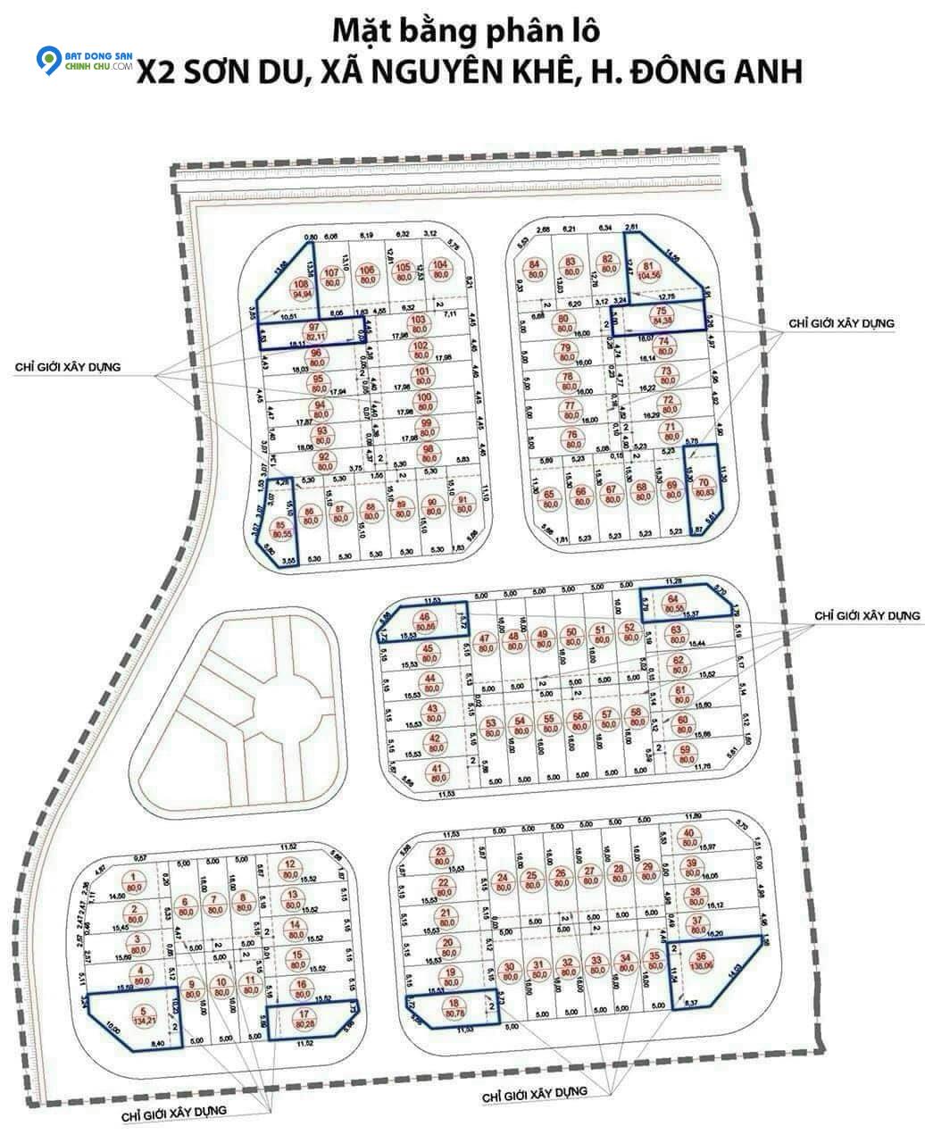 chính chủ bán đấu giá X2 Sơn Du giá 63tr/m