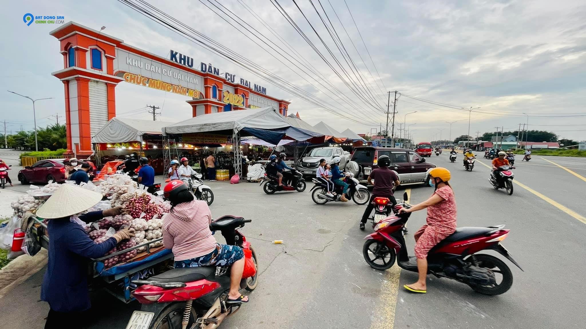 kẹt tiền ngân hàng nên bán lỗ đất Đại Nam ngay trung tâm thương mại, đường chính lớn 64m giá rẻ