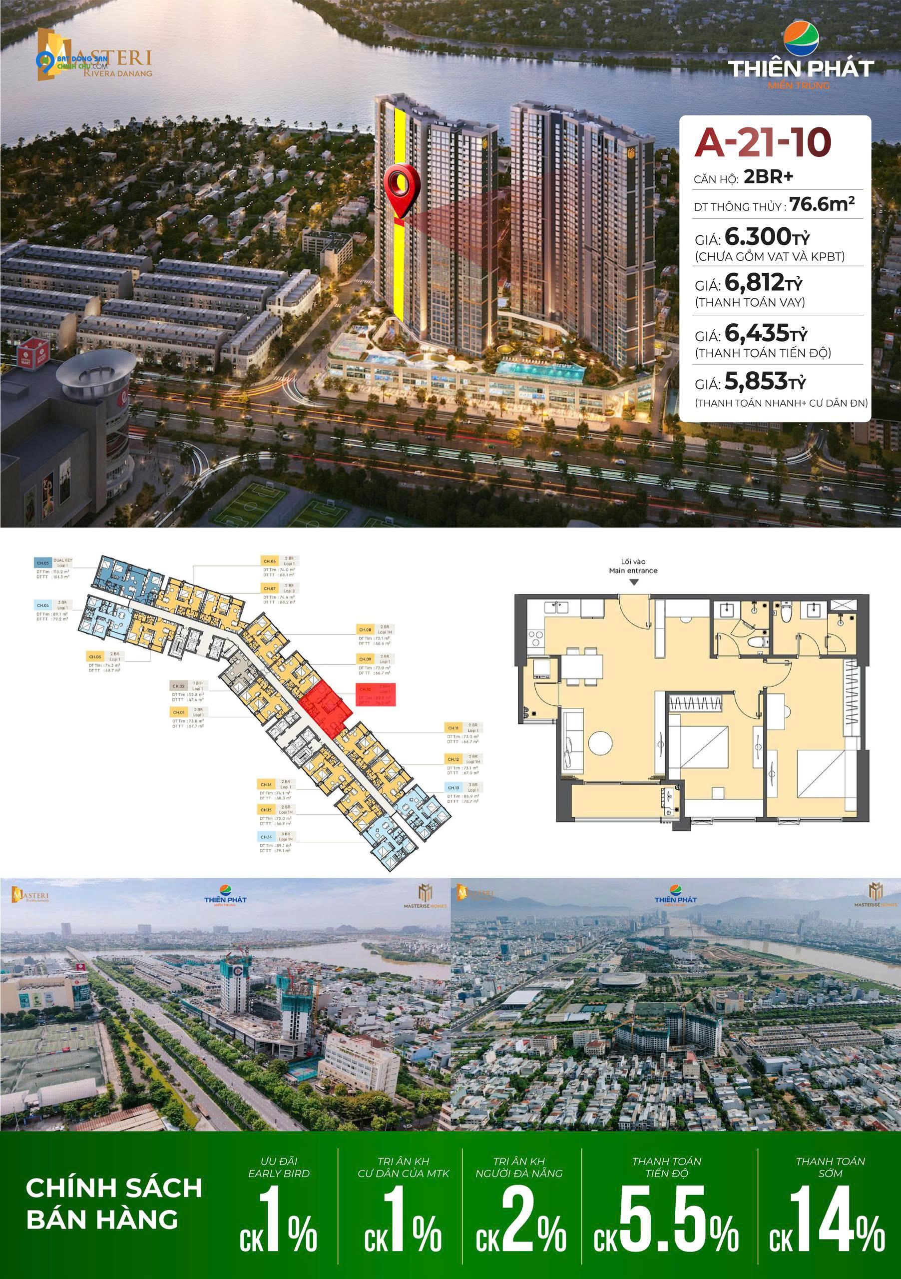 🌟 CĂN MẶT SÔNG – VIEW PHÁO HOA ĐỘC QUYỀN – MASTERI ĐÀ NẴNG 🌟
