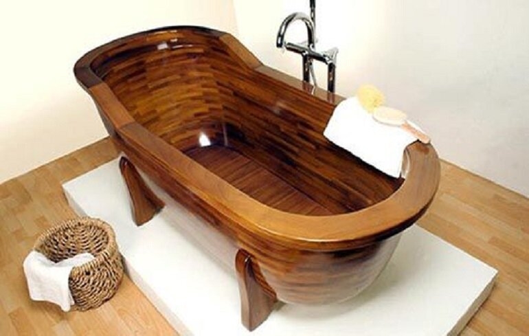 Các mẫu bồn tắm gỗ được ưa chuộng hiện nay