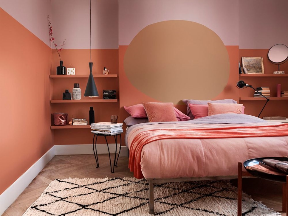 Những thiết kế nội thất với màu sơn nhà phù hợp cho người mệnh Hỏa
