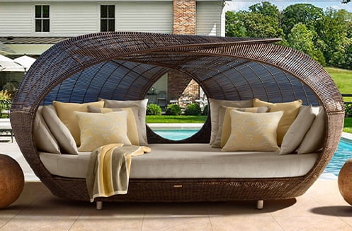 Top 10 mẫu giường bể bơi độc lạ trang trí cho không gian ngoại thất